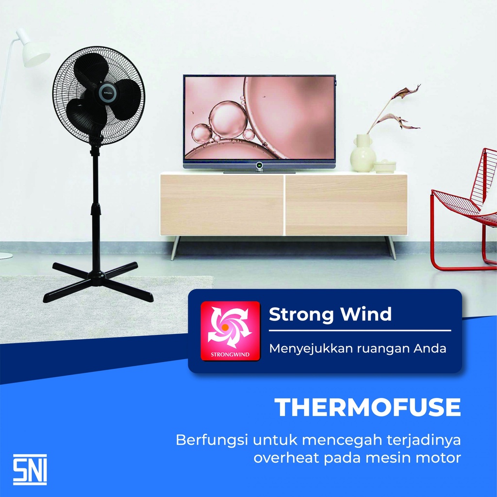 MIYAKO KIPAS ANGIN STAND FAN BERDIRI KAS 1606 X-PL /KAS-1606-X KAKI SILANG  JARING MURANG/ KAS 1618 KB / KAS 1627 KB / KAS 1618 B / KAD 1227B ( 12 - 16 INCH ) ORIGINAL 100% TERMURAH !