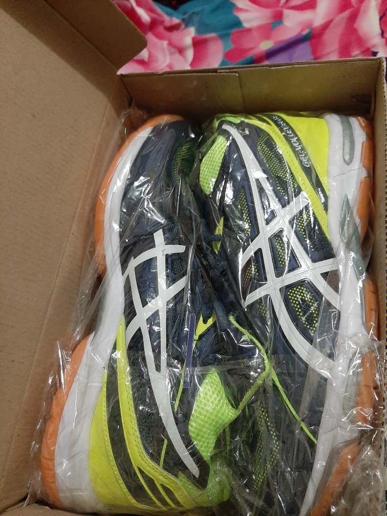  sepatu  voli volly  asics  gel volley elite  premium original 