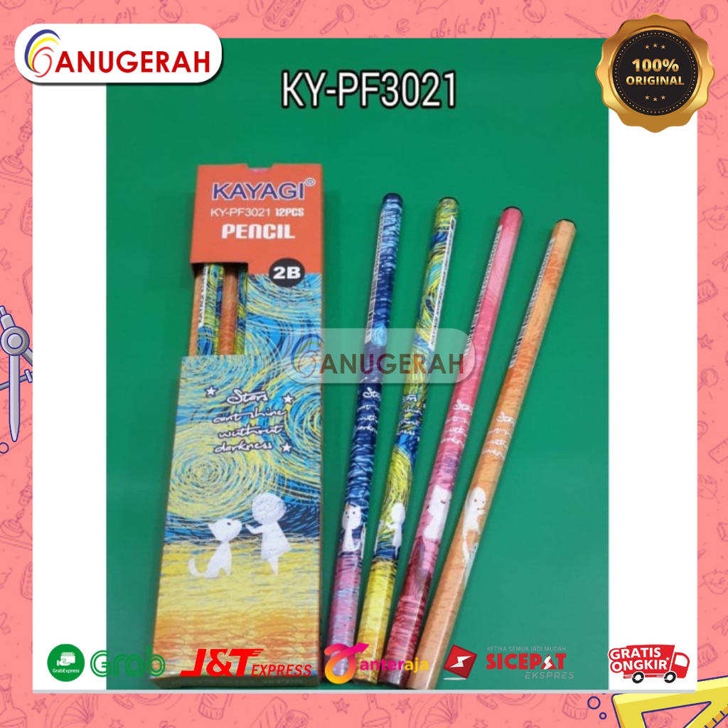 

KAYAGI KY-PF3021 PENSIL 2B (pack)
