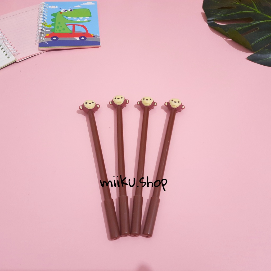 

PULPEN GEL KARAKTER MONKEY / PENA MONKEY / BOLPEN LUCU MONKEY