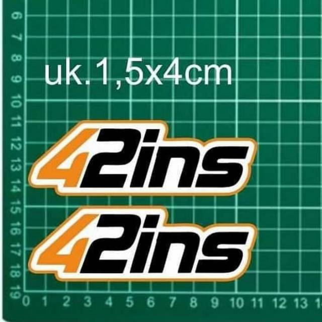 Sticker cutting set visor helm 42alex rins