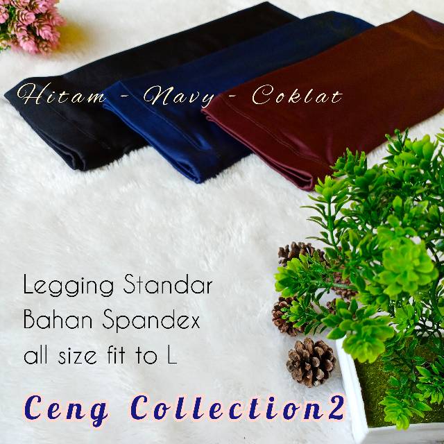 Legging Panjang Spandek size standar warna Lengkap