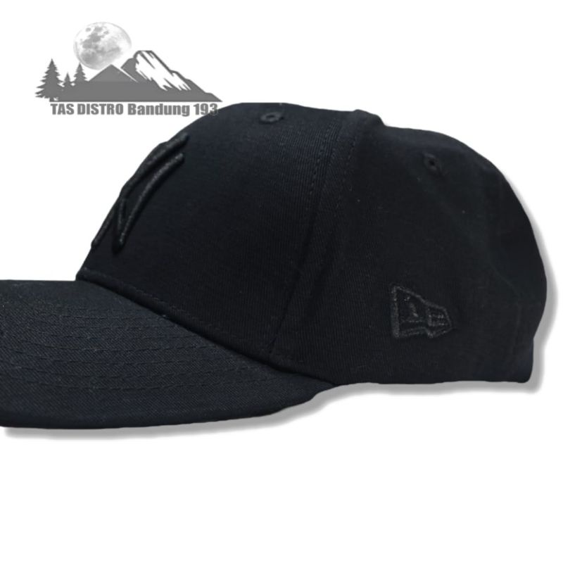 TOPI IMPORT BASEBALL NY NEW YORK BLACK PREMIUM QUALITY