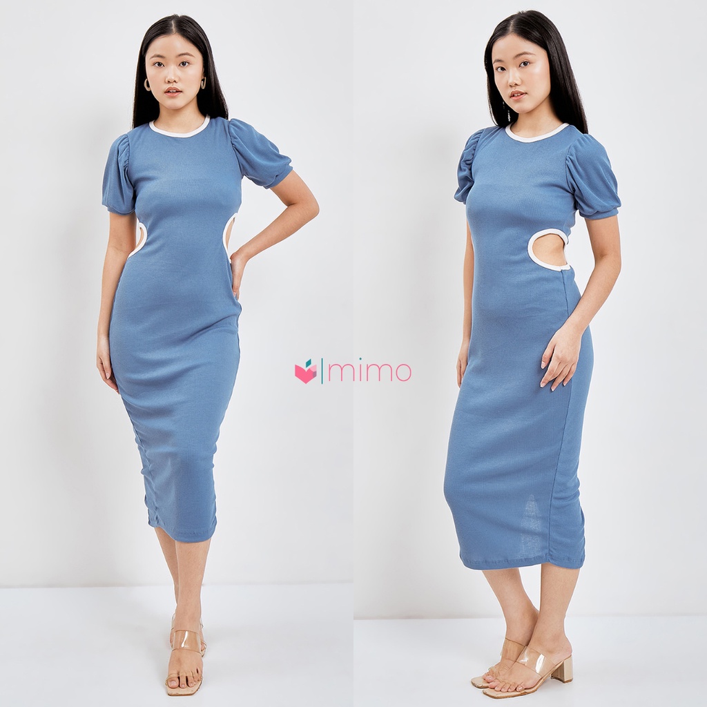 Knit CutOut Waist Dress