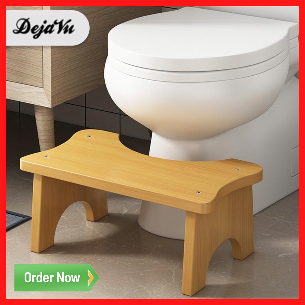 Bangku Toilet Duduk Kloset Jongkok Dingklik Kayu Pijakan kaki kloset duduk Kursi Wc Bangku Mandi Seh