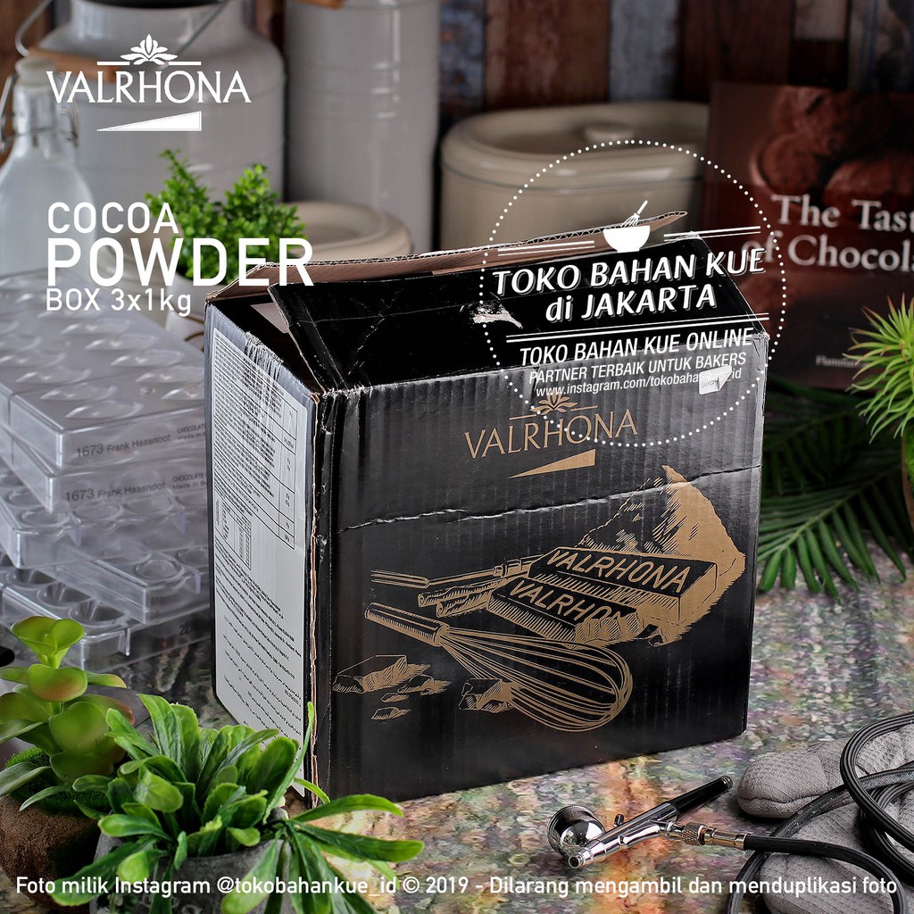 

Valrhona - Pure Cocoa Powder 1kg Coklat Bubuk Cacao Powder Kakao