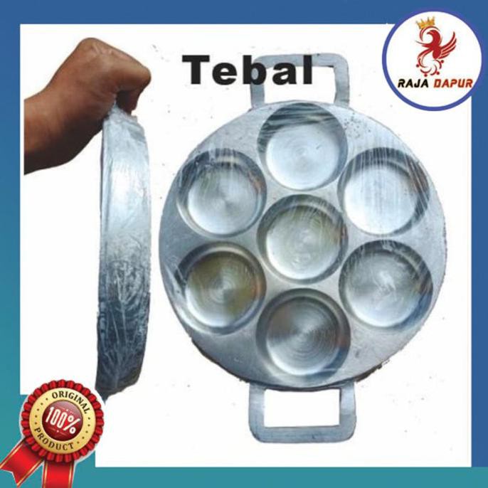 Cetakan Kue Lumpur 7 Lubang Tebal | Cara Bikang | Martabak Mini EDDY