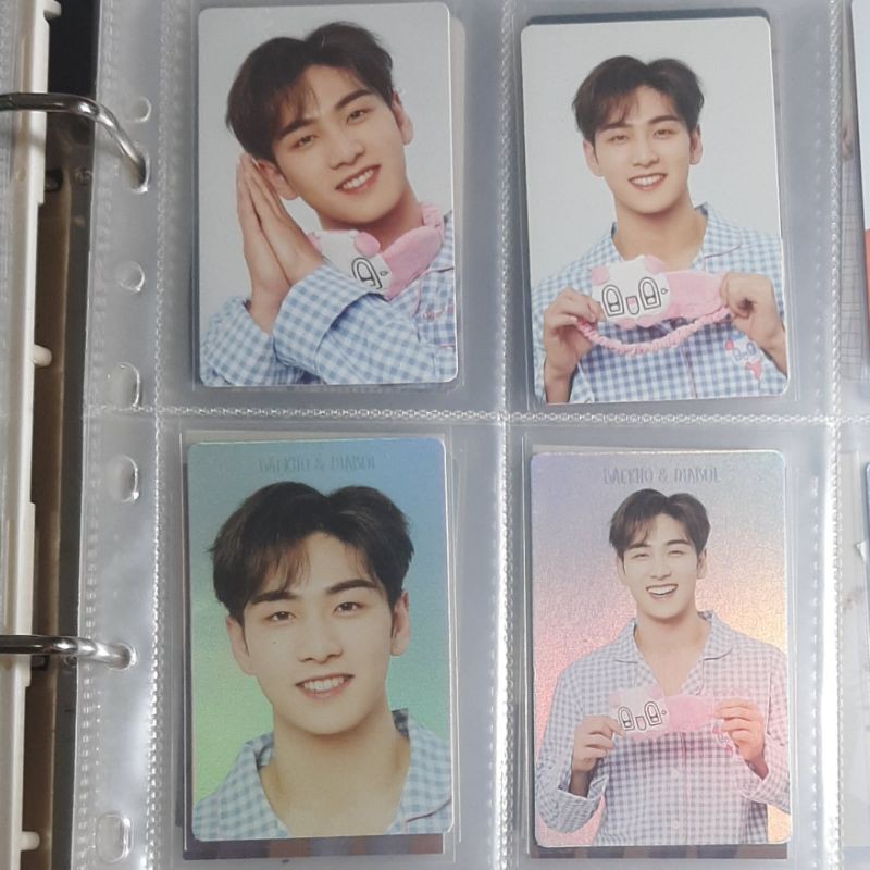PHOTOCARD PC BAEKHO SET SPOONZ HOLO PIYAMA NUEST NU'EST
