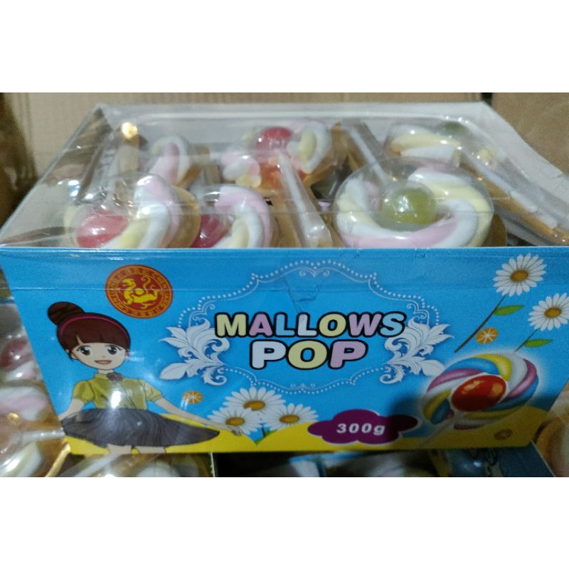 

permen mallows loli pop isi 30