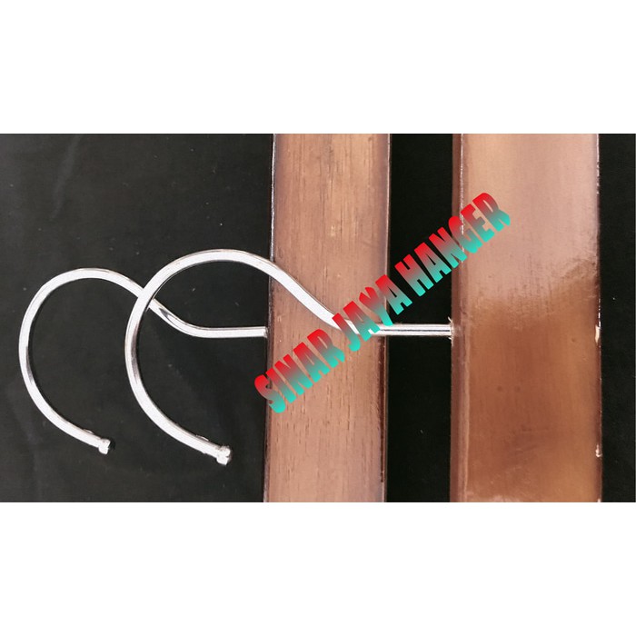 Hanger Jepit Kayu | Gantungan Kayu Jepit Untuk Celana Dan Pakaian /pcs