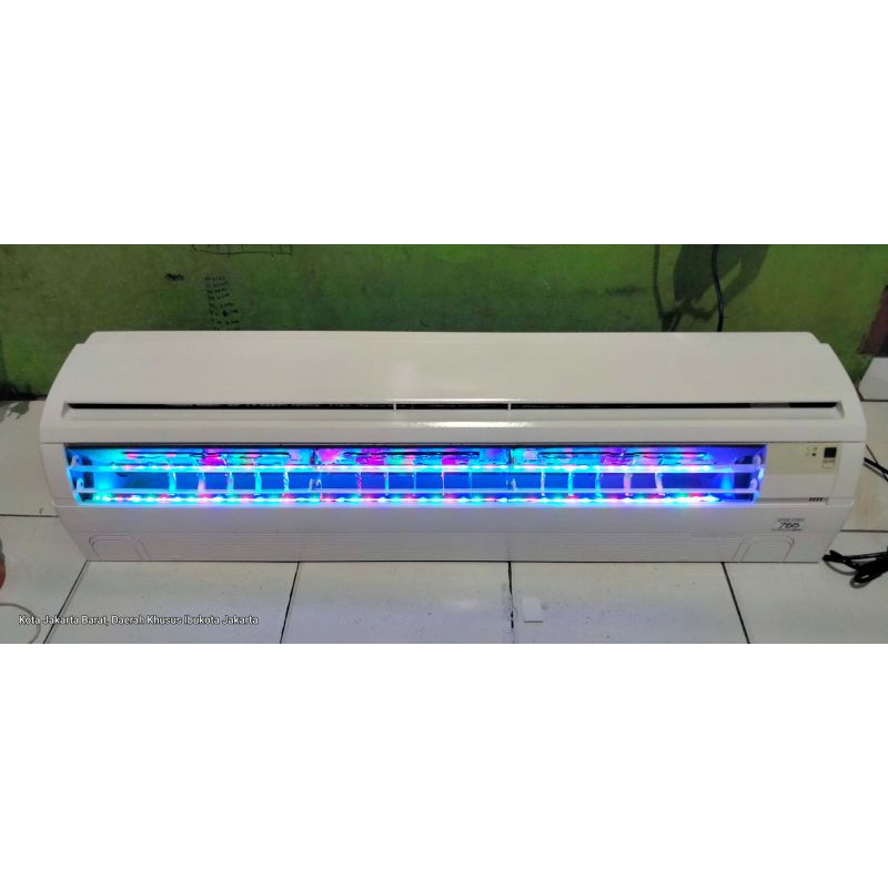 Kipas angin model ac 2pk fre lampu led