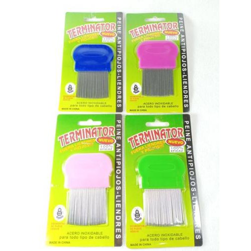 Sisir Serit Kutu / Serit Ajaib Kutu Ketombe Besi Logam Stainless non gagang