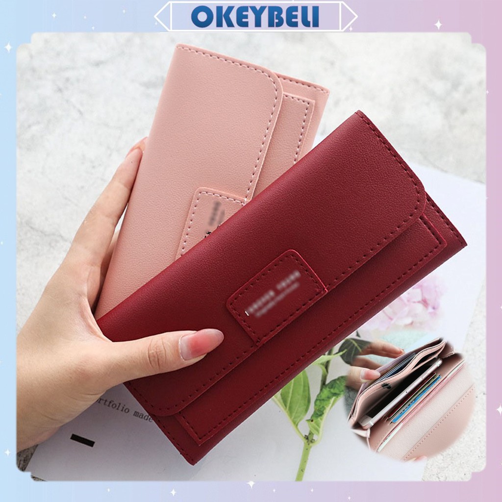 •OKEY BELI•DP392 Dompet Kartu Panjang Wanita wallet Wanita Fashion Import Kekinian COD