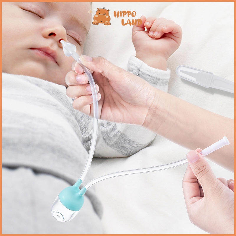 HIPPO LAND Nasal Aspirator Alat Sedot Ingus Bayi Pembersih Hidung Bayi Karakter Model Selang 47-48