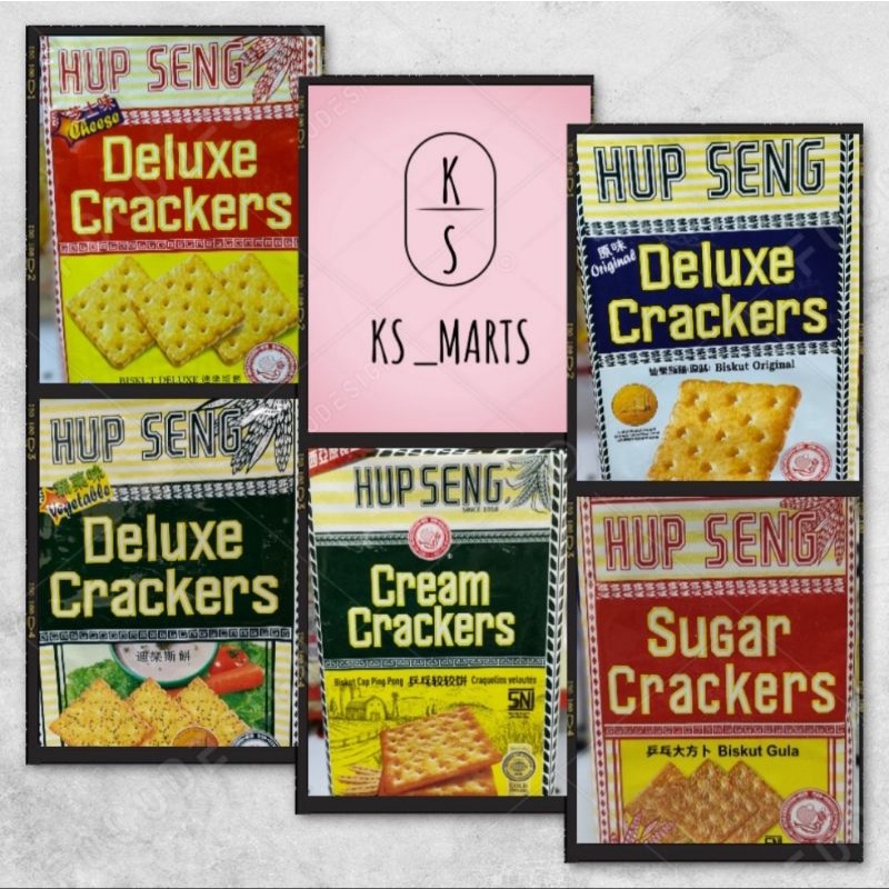 

Hup Seng / Vegetables / Cheese / Cream Crackers / Original / Sugar