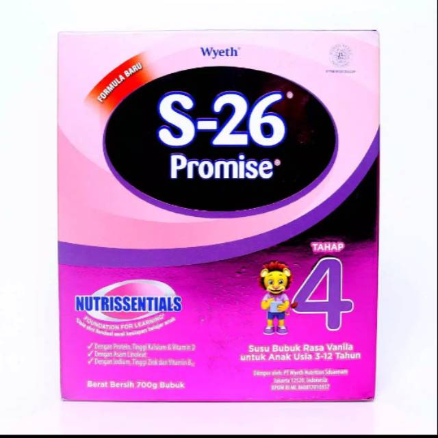 

Susu S-26 Promise Tahap 4