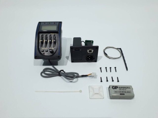 Equalizer Gitar dan Bass LC PRENER Original Akustik Elektrik Tuner Piezzo Lengkap Murah Jakarta