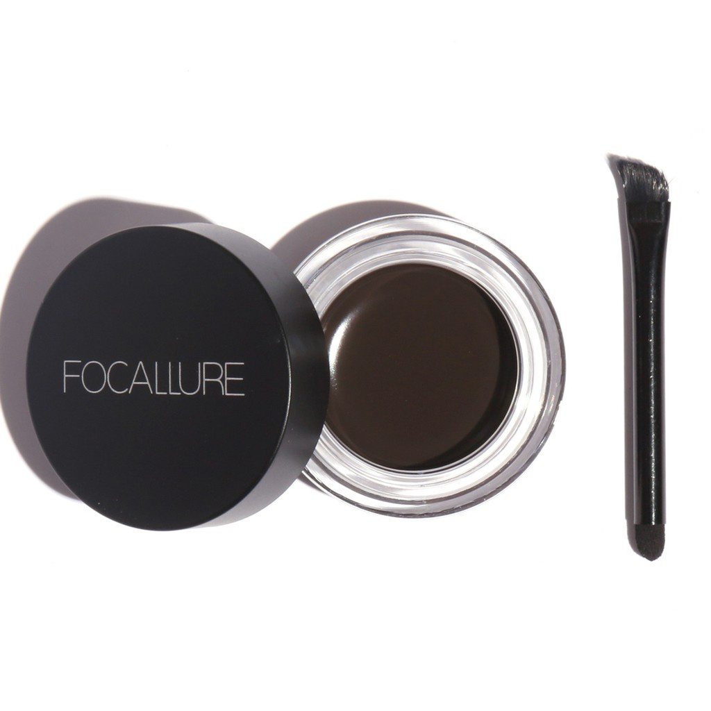 FOCALLURE Eyebrow Cream Eyebrow Gel Waterproof Pensil Alis Sikat Alis Tahan Air Tahan Lama Tahan Lama