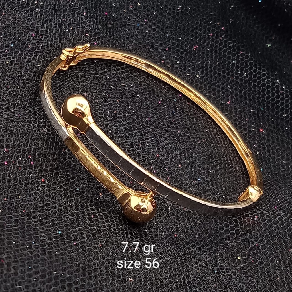 Gelang Emas 17K - 7.7 gr Kadar 750 - 33