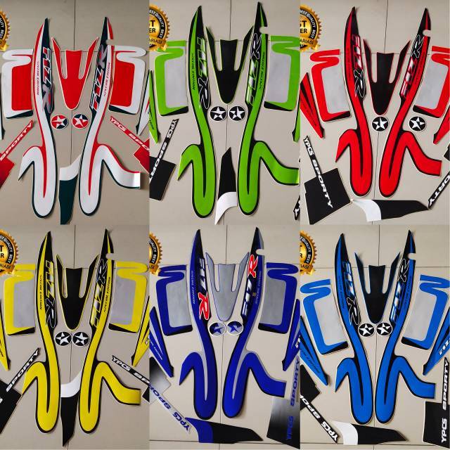 (COD) striping YAMAHA F1ZR fizr caltex kaltec KUALITAS TERBAIK kualitas original