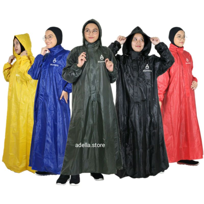 Jas Ujan Wanita mantel hujan, jas hujan rok, jas hujan gamis muslimah Wanita Hijab
