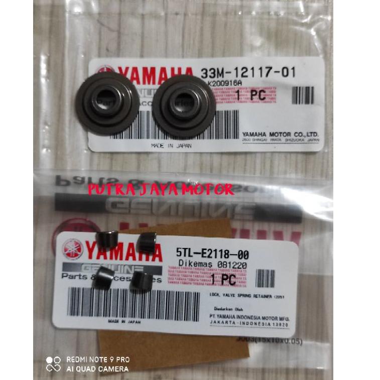 SPI KLEP TOPI KLEP RETAINER VALVE MIO SET GENUINE - BBL.21Jl22g