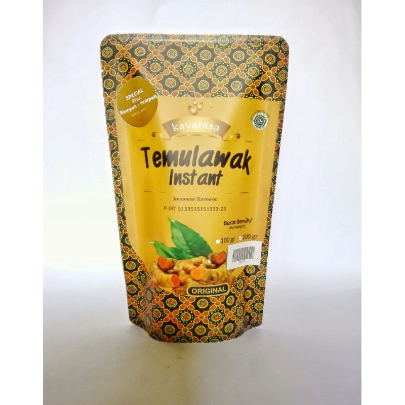 

kayarasa minuman serbuk Temulawak rempah instant 200gr