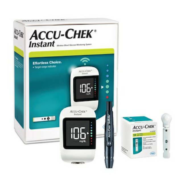 Alat accu -chek instant New alat accu chek sama dengan accu chek active Alat Tes Gula Darah Accu Check Instan