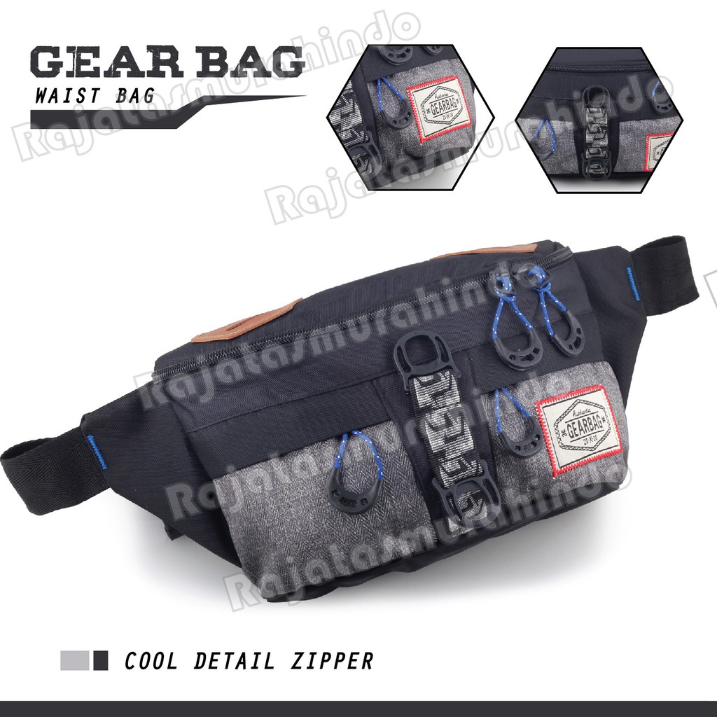 RTM - Tas Selempang Gear Bag - Authentic Double Attack Waistbag -13083