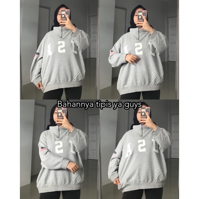 PART I SWEATER OVERSIZE/ CREWNECK THRIFT / PART 2 / SWEATER THRIFT / SWEATER OVERSIZE LENGAN BALON-Ld126 P60 usa,tipis