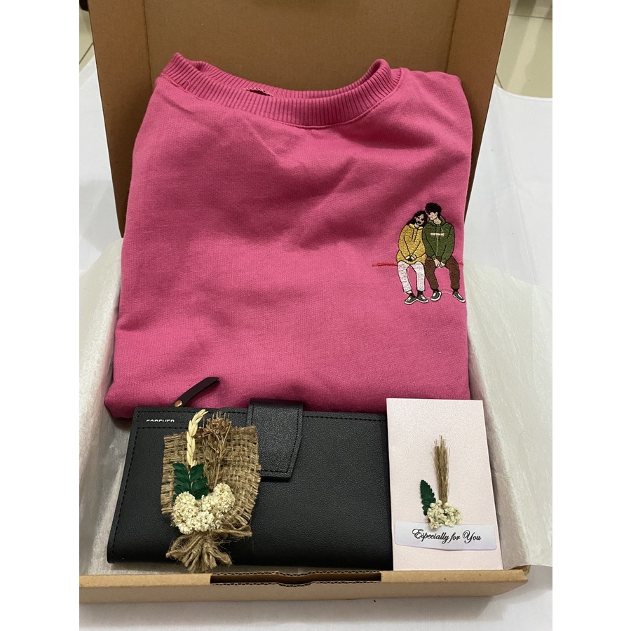 

Hampers tipe Sweet-love kado ulang tahun wisuda anniversary gift set Hampers Ulang Tahun Kado Ulang Tahun bestie Pacar Hampers Ultah Cewek