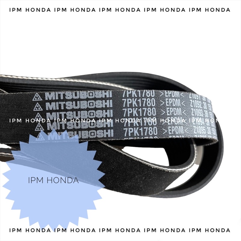 7PK 1780 / 1781 38920 RAA Fanbelt Fan Belt Tali Kipas Honda Accord CM5 2003 2004 2005 2006 2007 Gates / Mitsuboshi / Bando