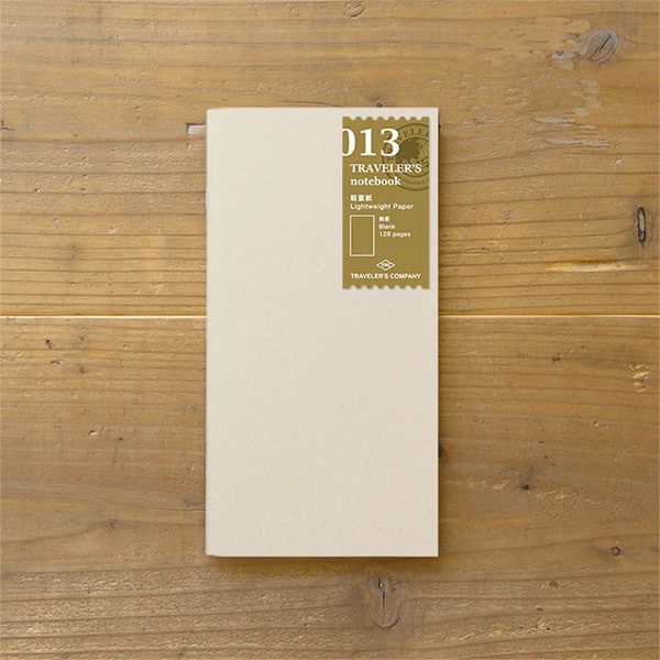 

Traveler's Notebook Refill 013 - Lightweight Regular Size