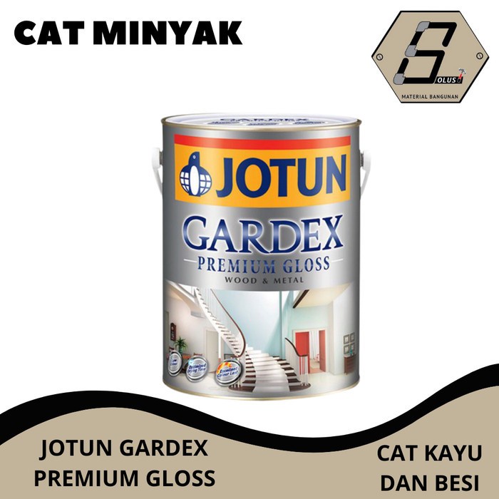 CAT KAYU DAN BESI JOTUN GARDEX SEMI GLOSS BUFF BROWN - 1676