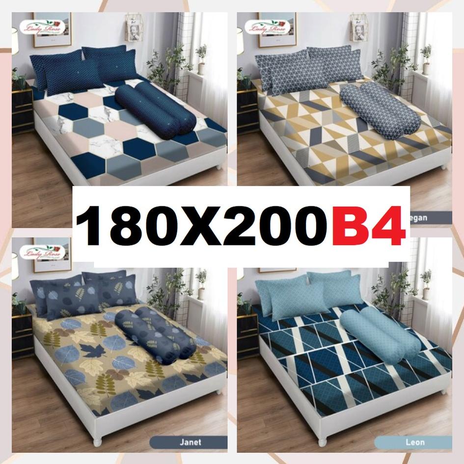 Sprei Lady Rose 180X200 Bantal 4 / Lady Rose 180 King B4 .,. ,