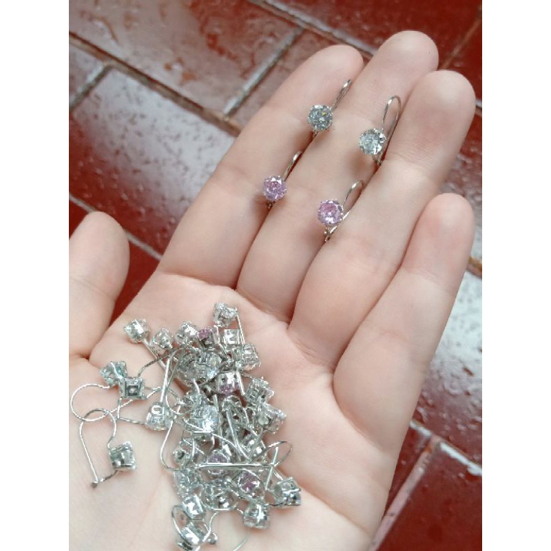 anting kait desy solitaire mp S925