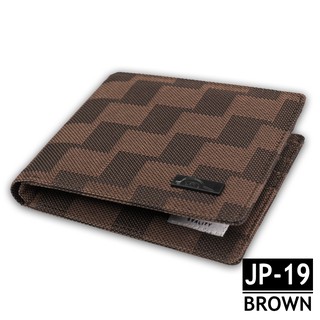 Dompet Lipat Pria Cowok Kulit Kanvas Asli Original Premium