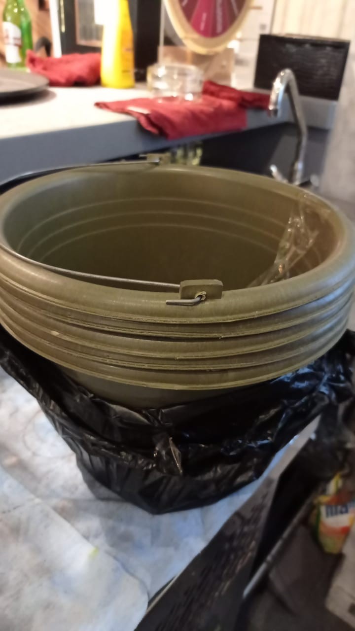 Ember Plastik Hijau | Ember Cor Anti Pecah | Ember Bangunan Kecil Mgj