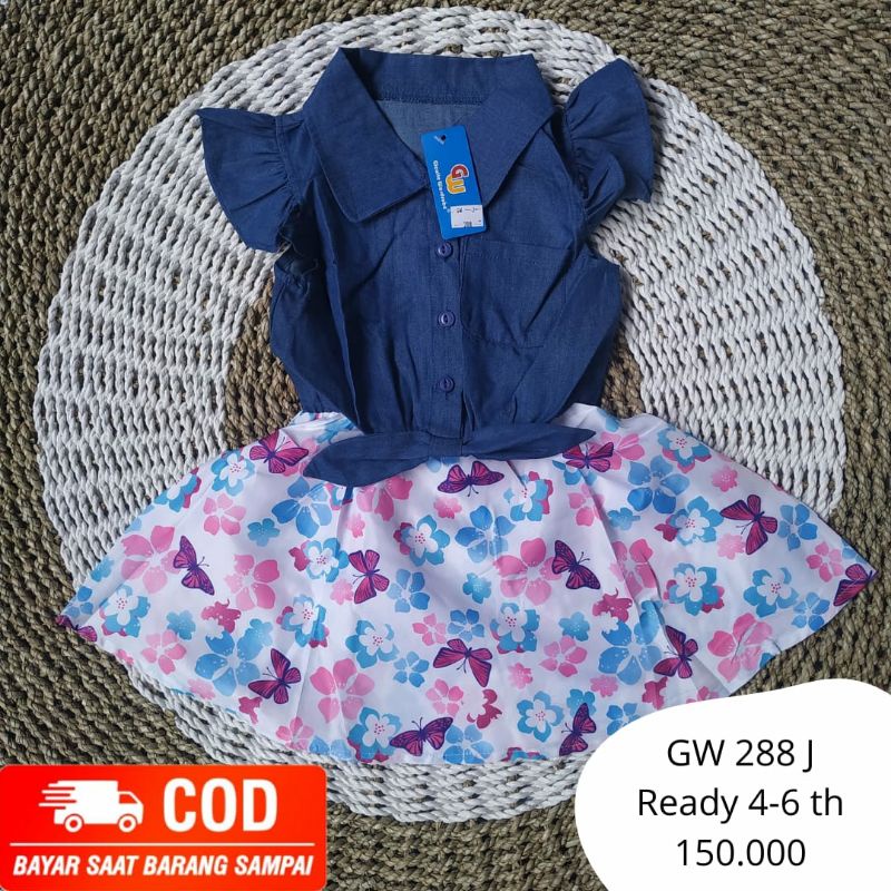 GLEOITE WARDROBE DREES BRANDED TUNIK LEKTON TANPA LENGAN ANAK CEWEK BAHAN GW KNITTED FABRIC PLUS JEA