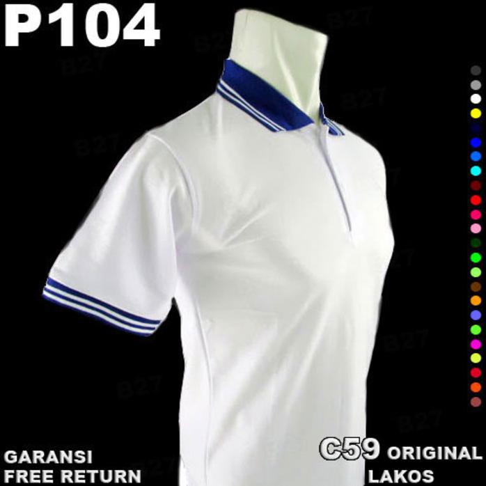 Kaos Kerah Polo Shirt P104 Lacoste C59 Original Garansi Free Return