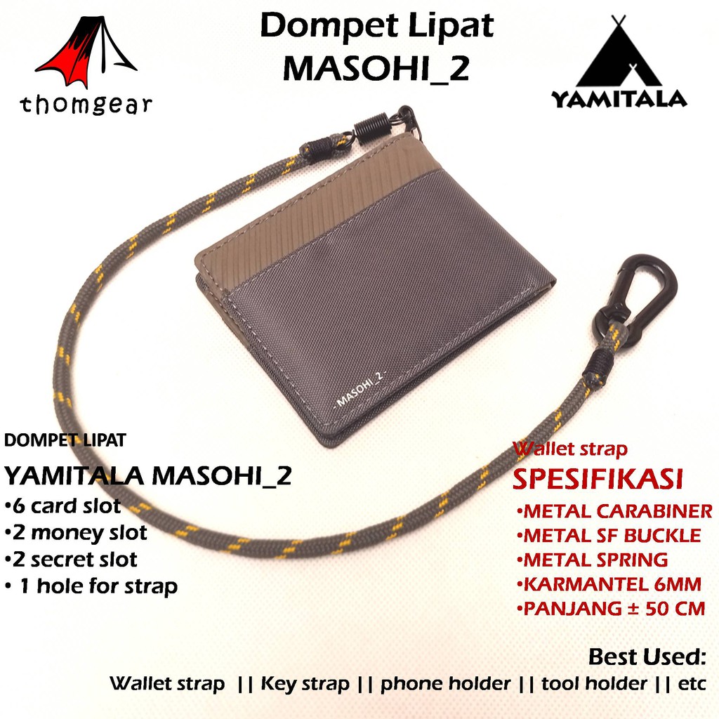 Thomgear Yamitala Dompet Lipat Masohi 2 Original