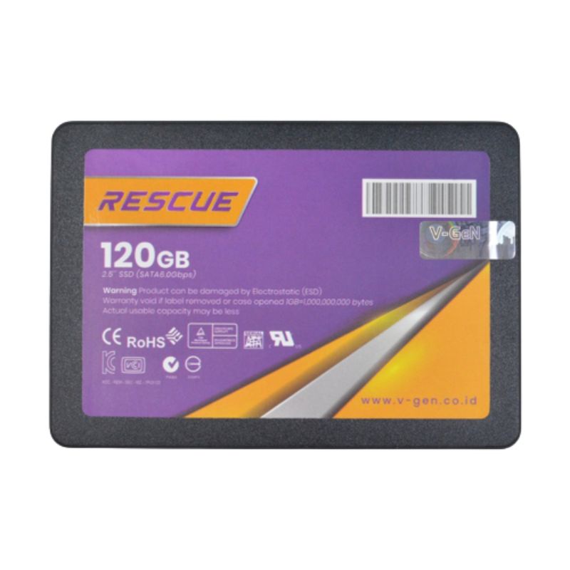 HARDISK SSD VGEN 120 GB V-GEN RESCUE SSD 120GB SATA III - SSD 120GB VGEN RESCUE