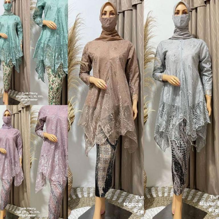 TBG.20Au22y ‣ KEBAYA MAURY TUNIK ROK PLISKET ORIGINAL REALPICT > KEBAYA MODERN / KEBAYA REMAJA / KEB