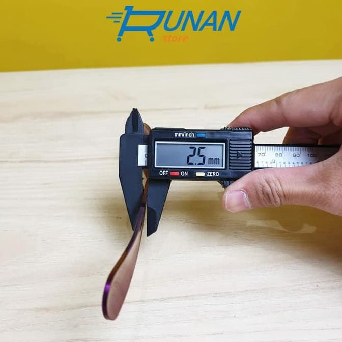 Sendok Garpu Korea Set Sendok Makan Stainless Steel Warna Biru Blue