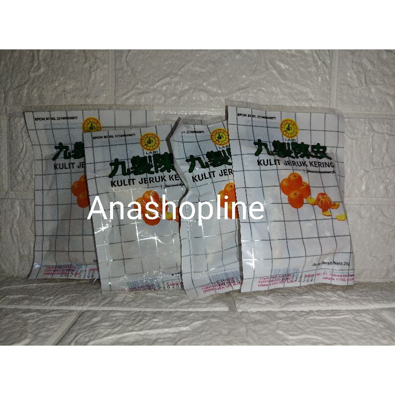 

Manisan kulit jeruk per 4 bungkus @25gr merk Labi / snack / camilan