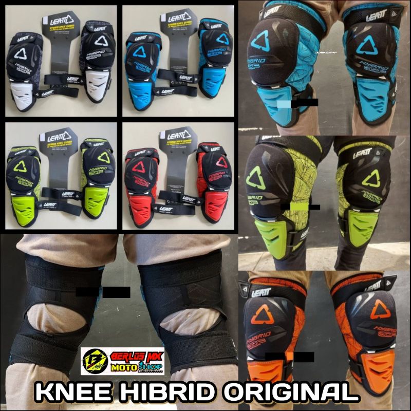 Kneepad Leat Deker Kaki Knee Protector Bikers Mx Sepeda Adventure Pelindung Lutur Trail Motocross
