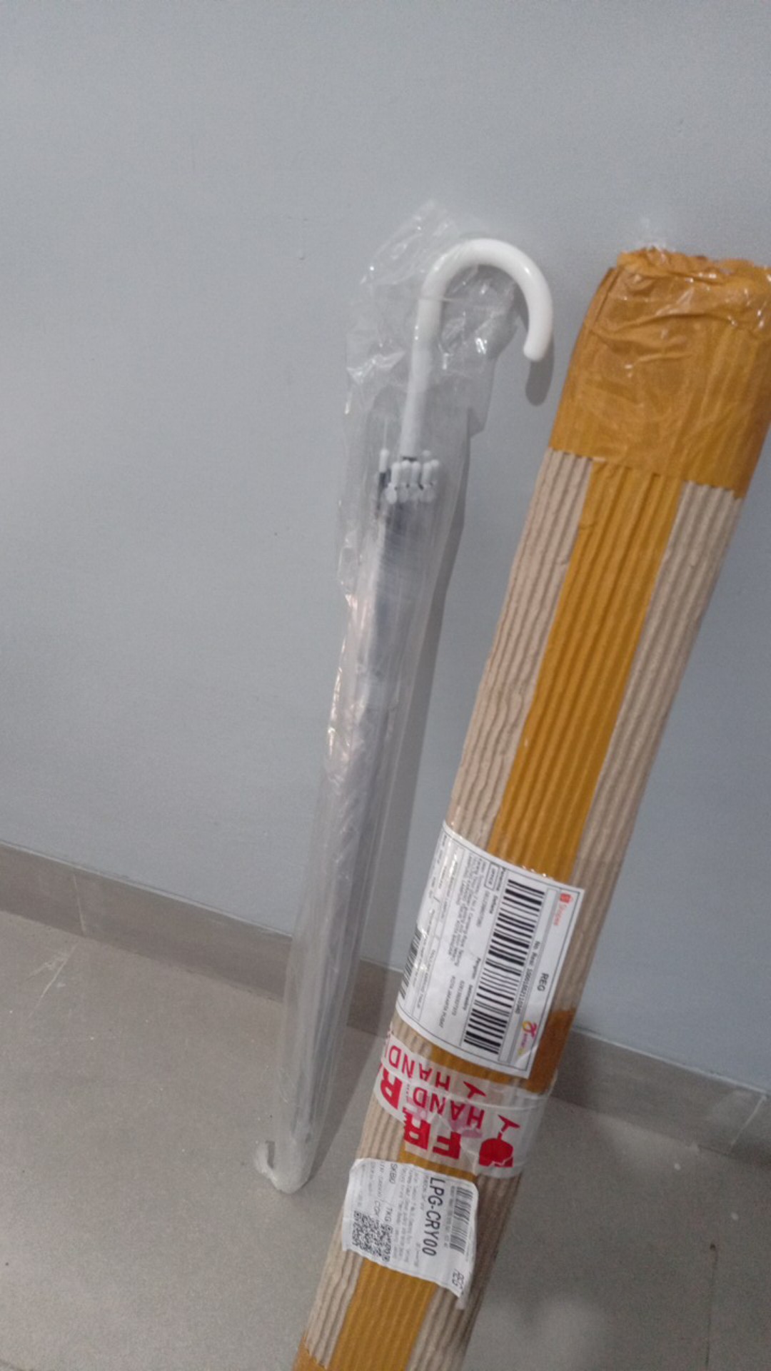 Transparan Payung 75cm Bening Transparant Pvc Korea Japan Style