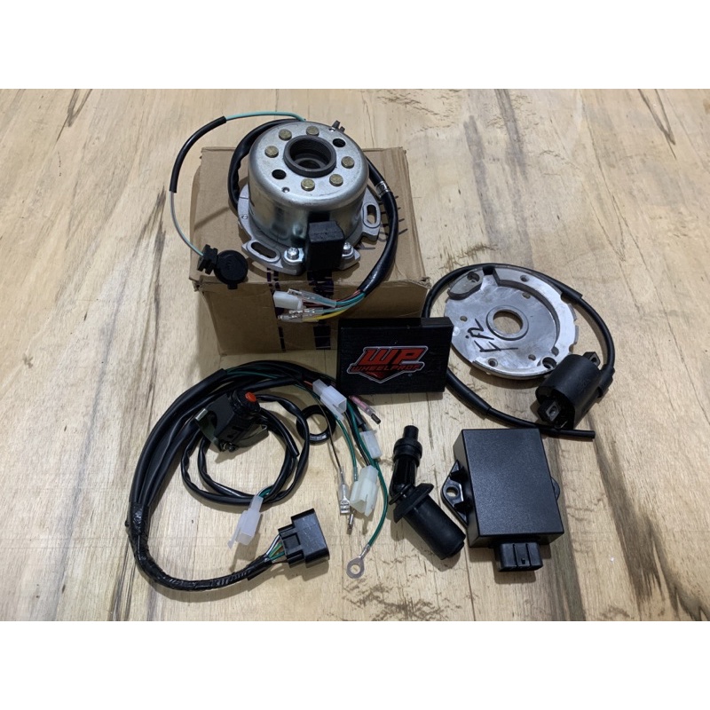Pengapian yz 125 thailand lengkap seperti difoto koil spul magnet cdi sudah pnp fiz R Force1 F1Zr