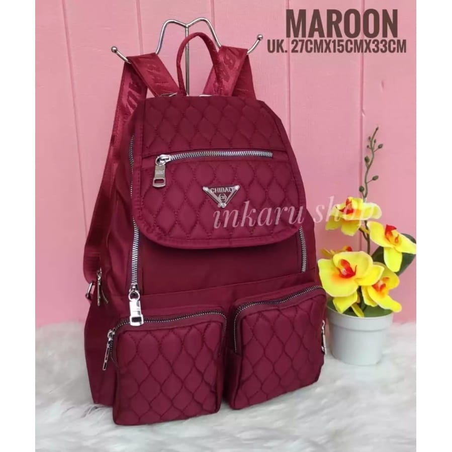 NEW!!! RANSEL WANITA IMPORT CHIBAO 17# BISA MUAT LAPTOP 14INCH