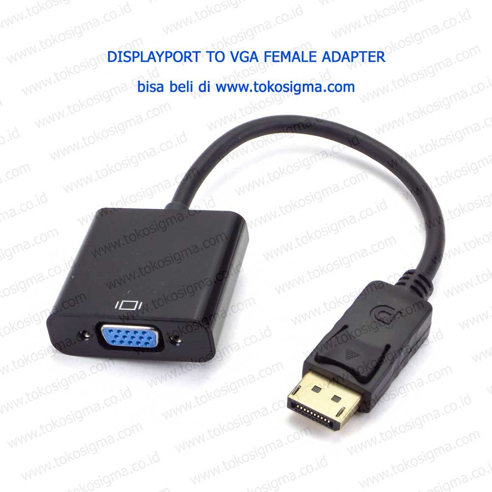 DISPLAYPORT male DP TO VGA D-sub female CABLE ADAPTER